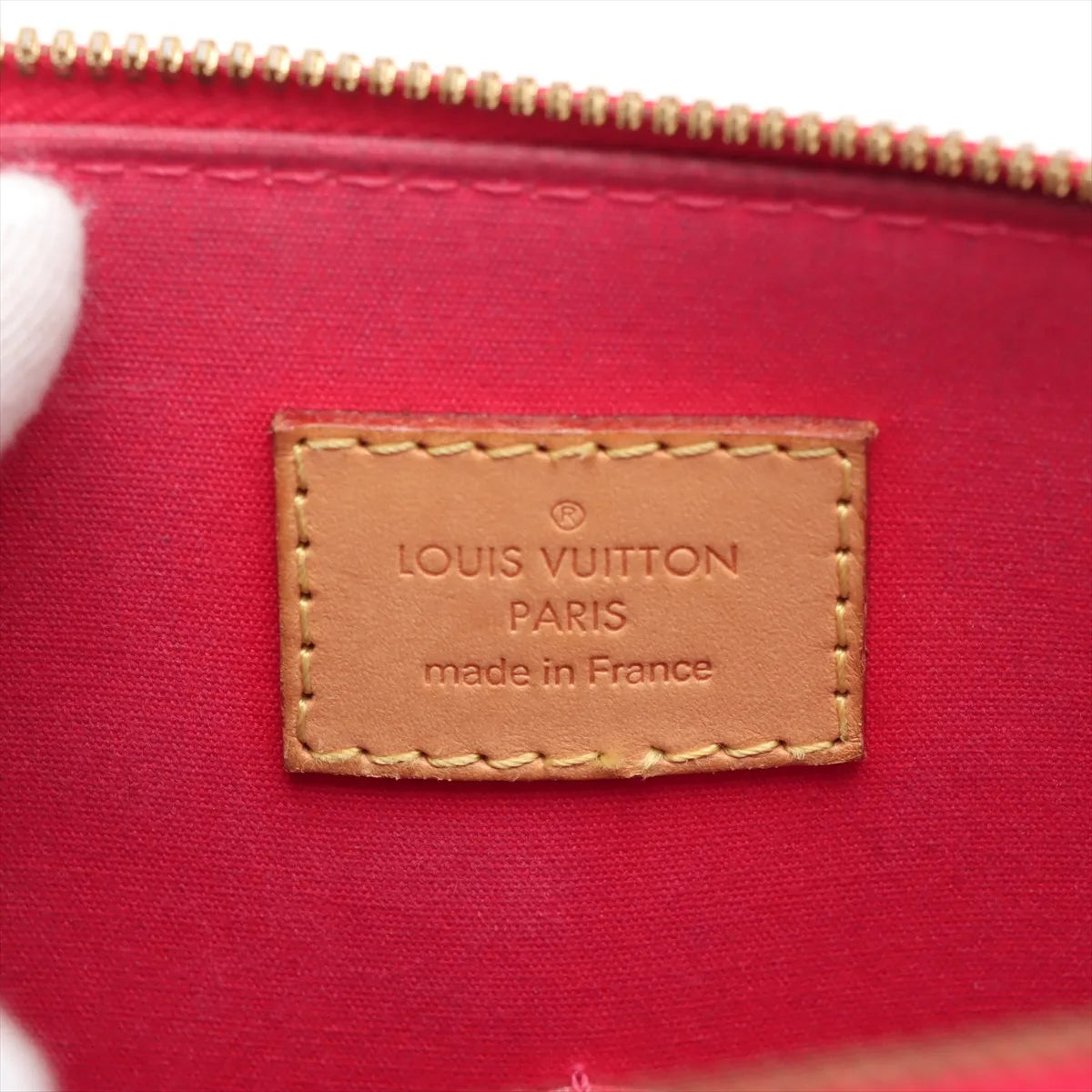 Louis Vuitton Monogram Vernis Alma PM Pink