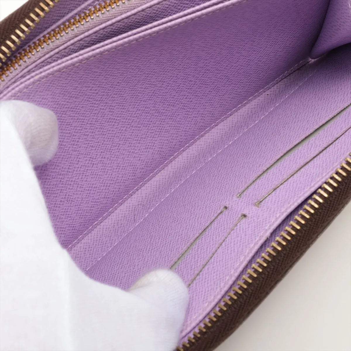 Louis Vuitton Illustre Damier Ebene Zippy Wallet