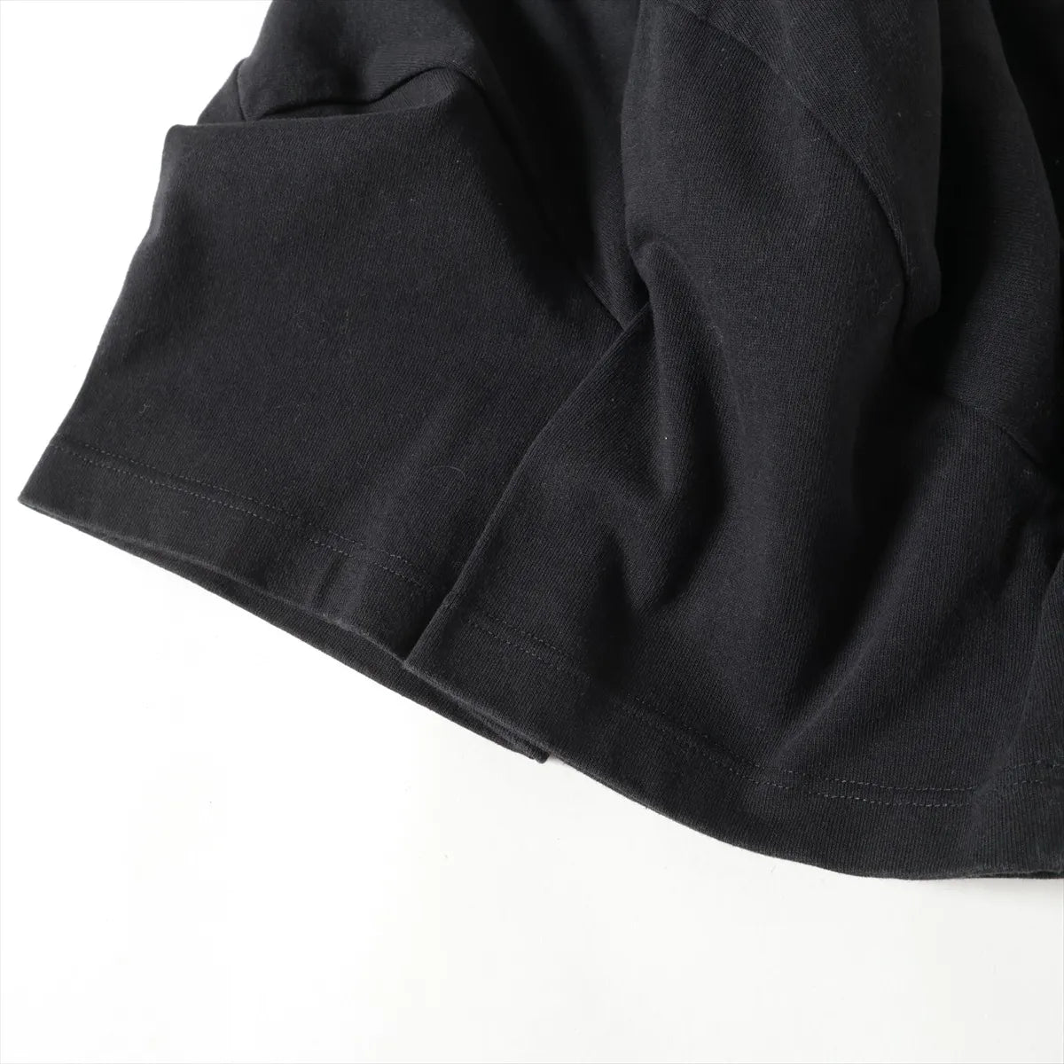 Louis Vuitton "Marque L.Vuitton Deposee" Embroidered Beads Cotton T-shirt Black