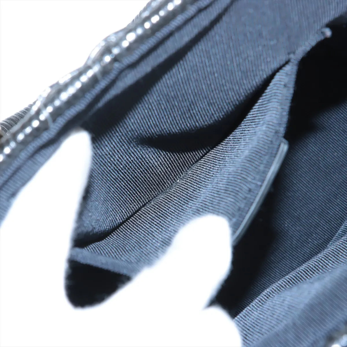 Ferragamo Gancini Rattan Straw Bag Black