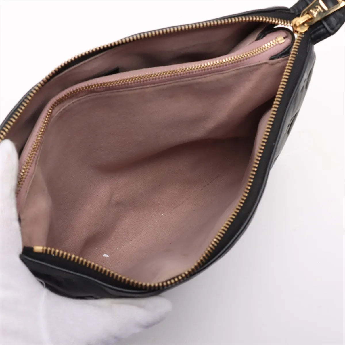 Louis Vuitton Monogram Embossed Coussin PM Black