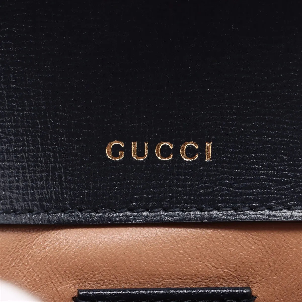 Gucci Horsebit 1955 Wool Leather Two-Way Shoulder Bag Blue x Black