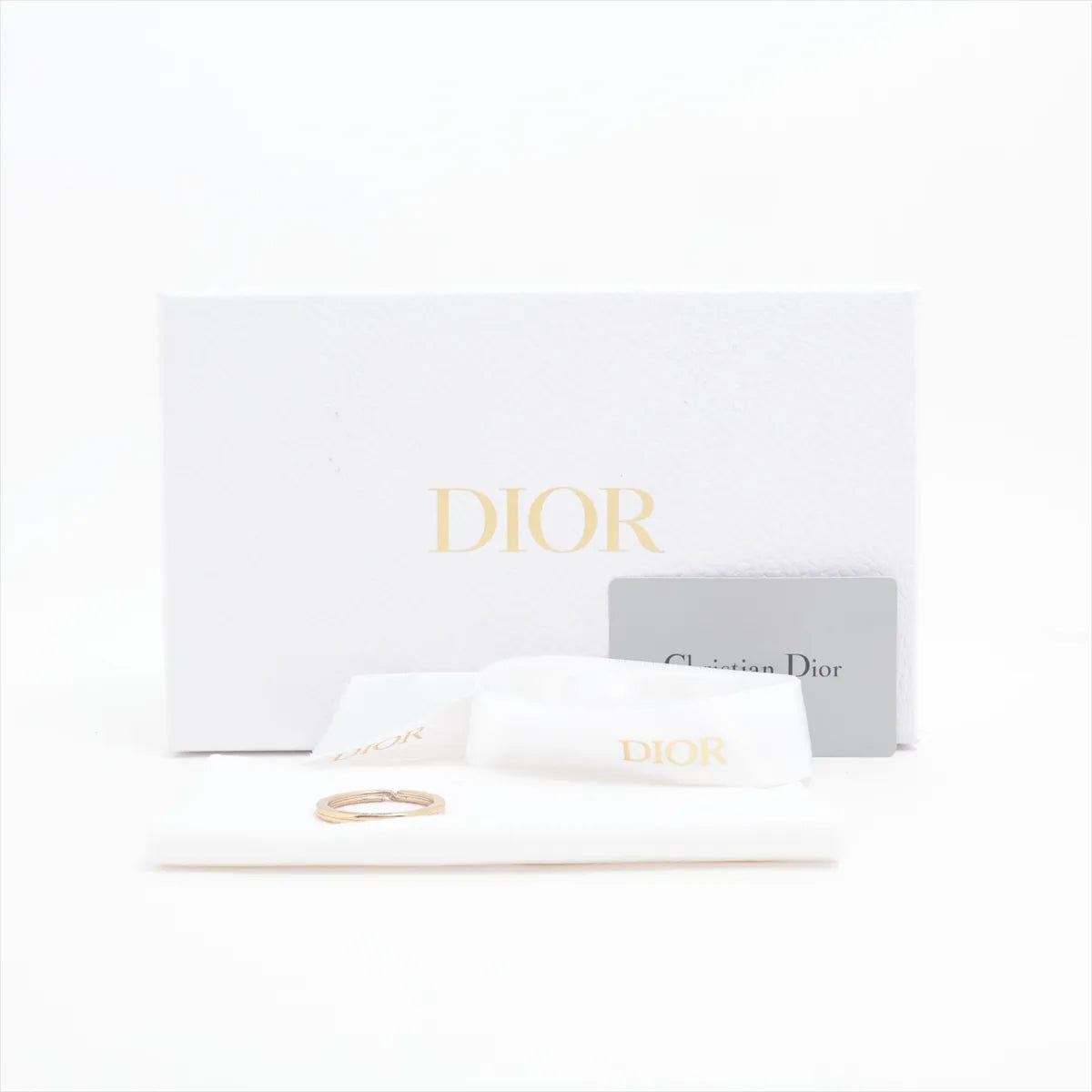Christian Dior My Dior Cannage Aster Key Case Cloud Blue