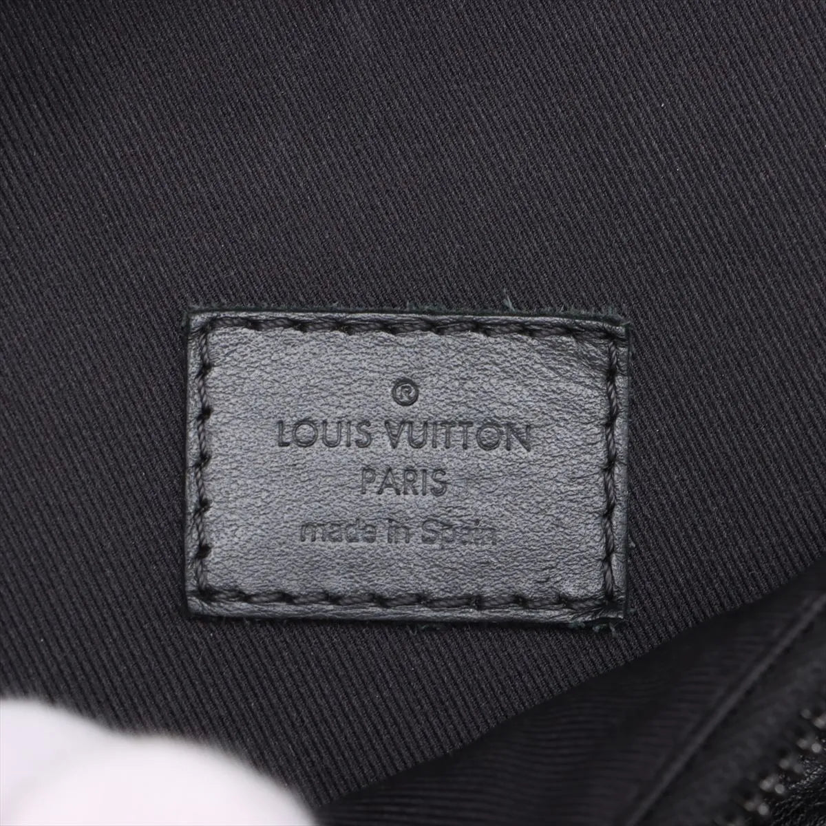 Louis Vuitton Monogram Shadow Discovery Bum Bag Black