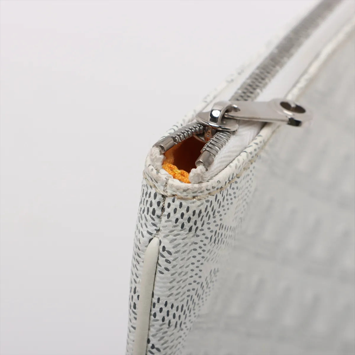 Goyard Senat MM Clutch Bag White