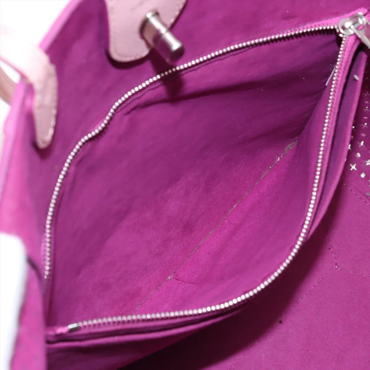 Louis Vuitton Perforated Lockme Cabas Tote Bag Pink x Cream