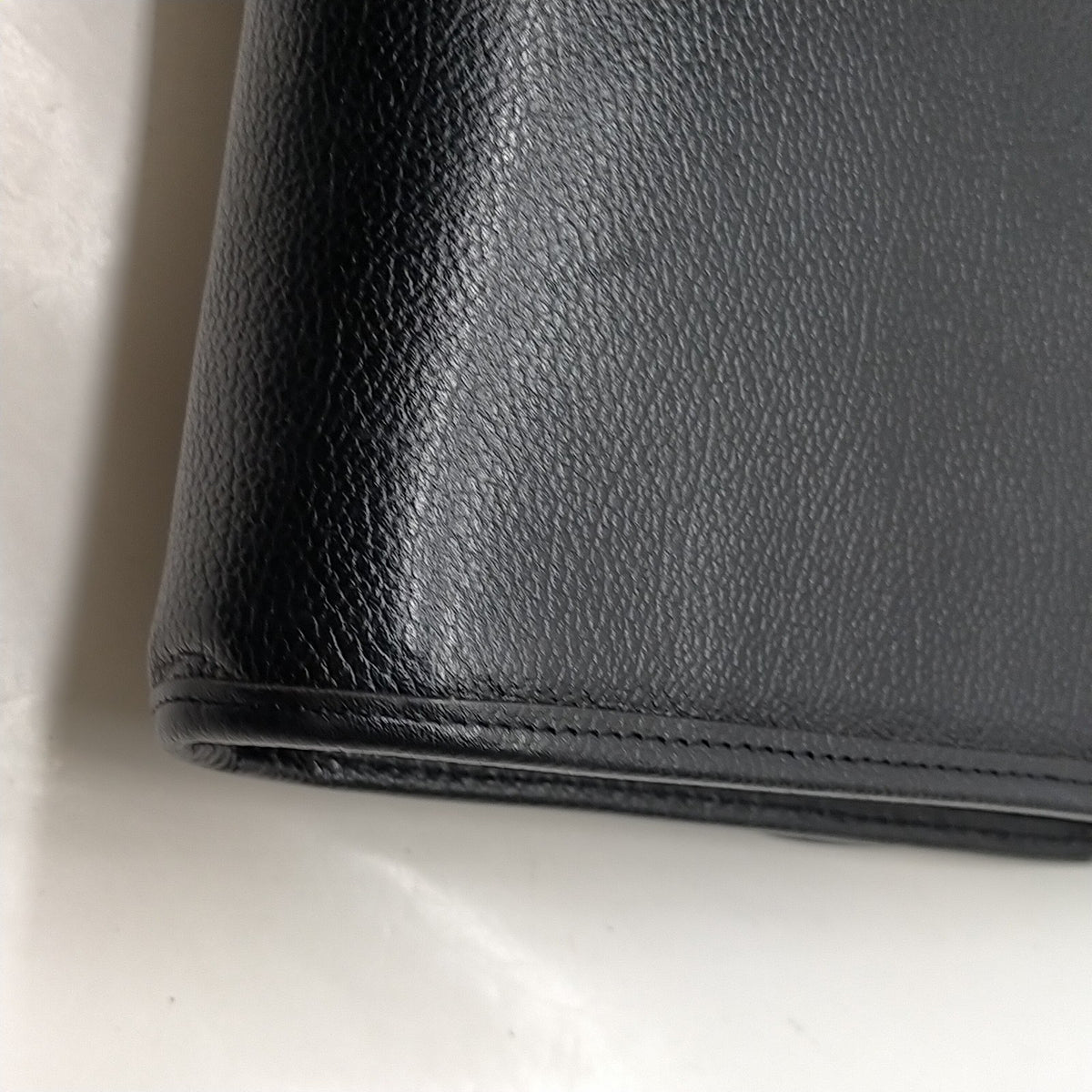 Yves Saint Laurent Leather Clutch Bag Black