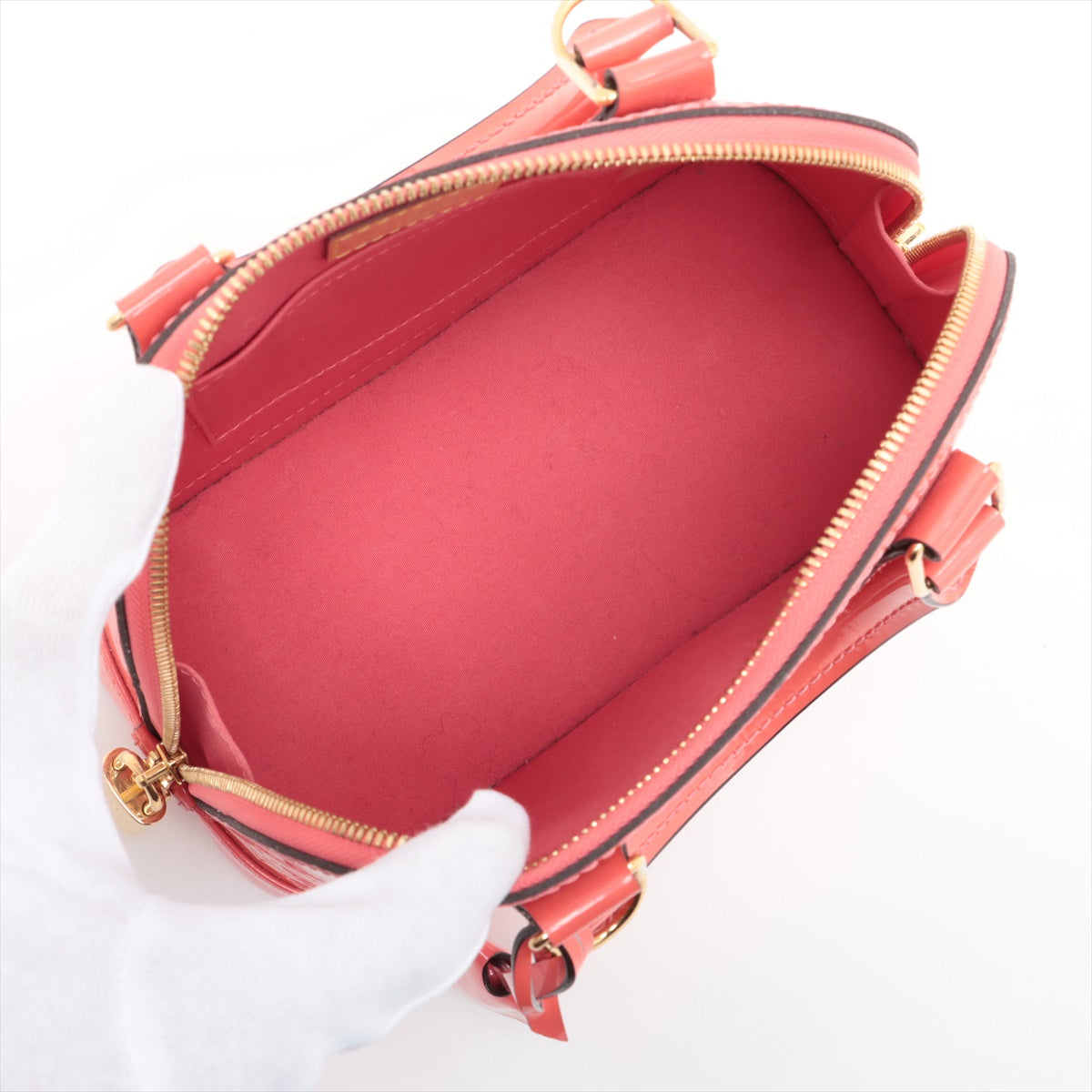 Louis Vuitton Vernis Alma BB Pink Peach