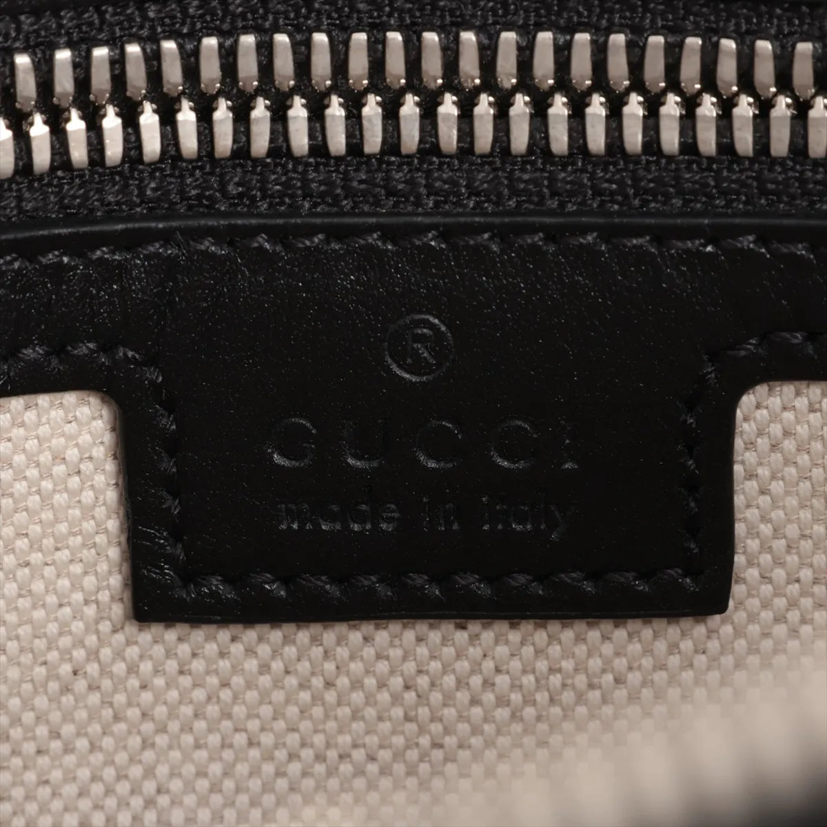 Gucci GG Embossed Leather Two-Way Shoulder Bag Black