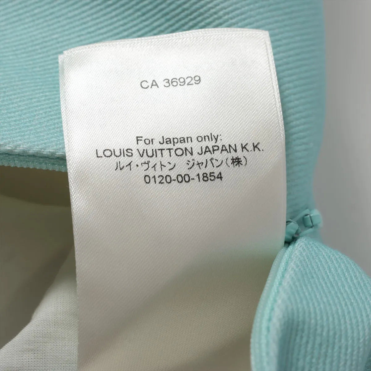 Louis Vuitton Duck Cotton Sleeveless Dress Blue x Orange