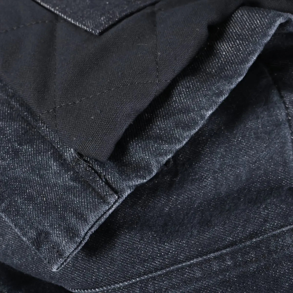 Fendi Cotton Denim Jacket Navy x Black