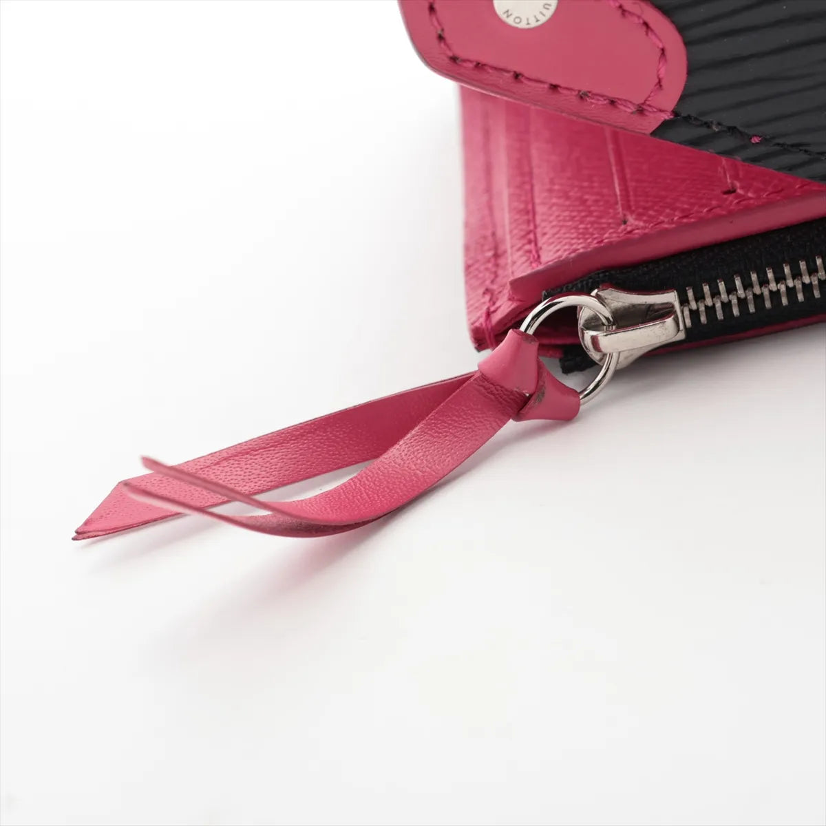 Louis Vuitton Epi Floral Victorine Wallet Black x Pink