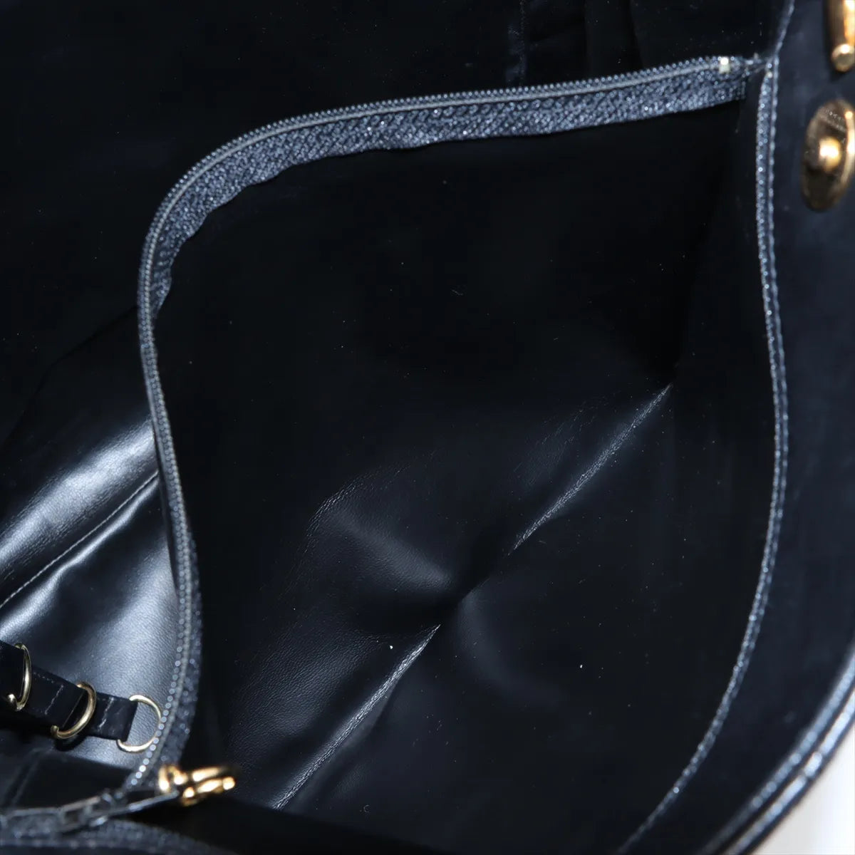 Chanel Matelasse Lambskin Chain Tote Bag Black