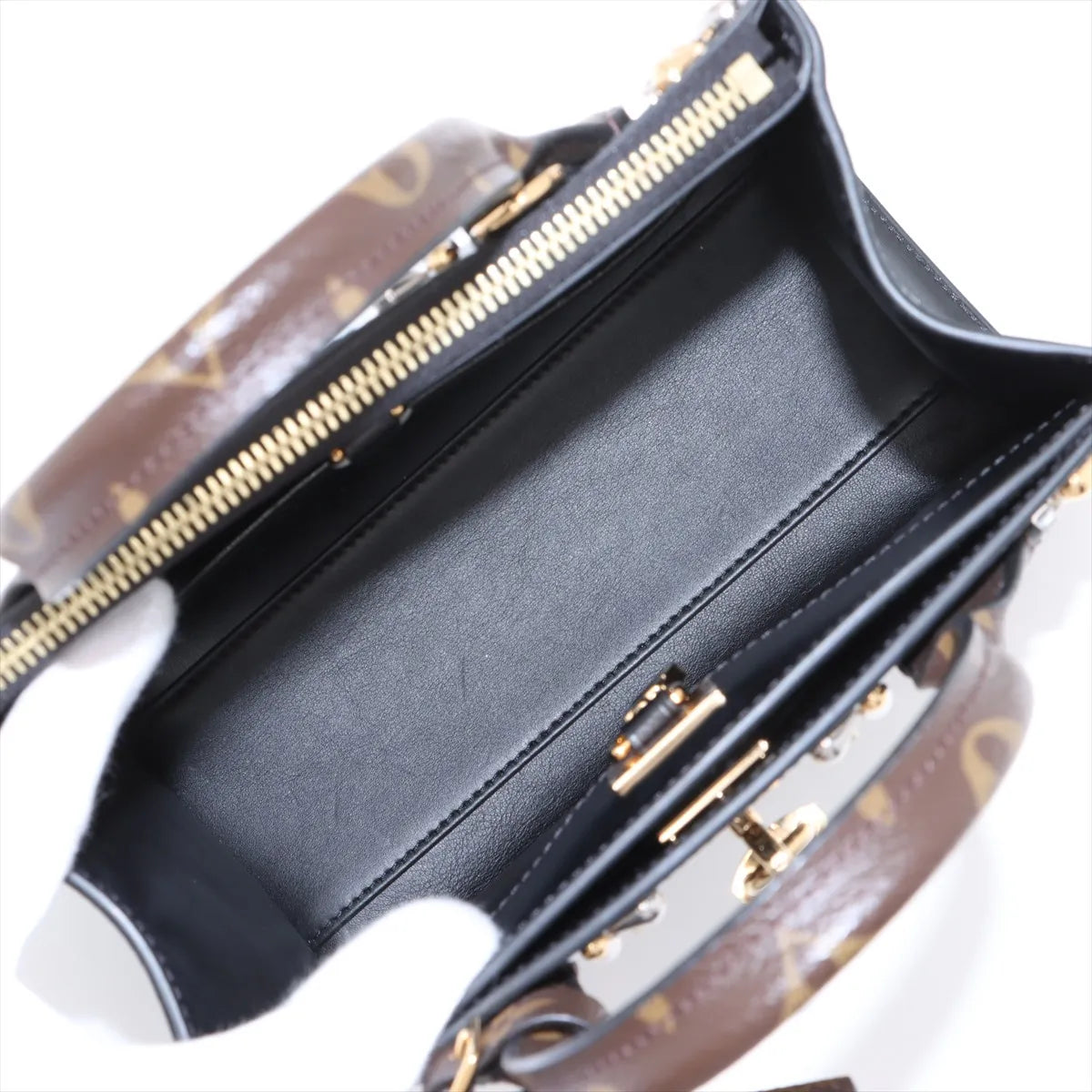 Louis Vuitton Monogram Rhinestone Mini City Steamer Black