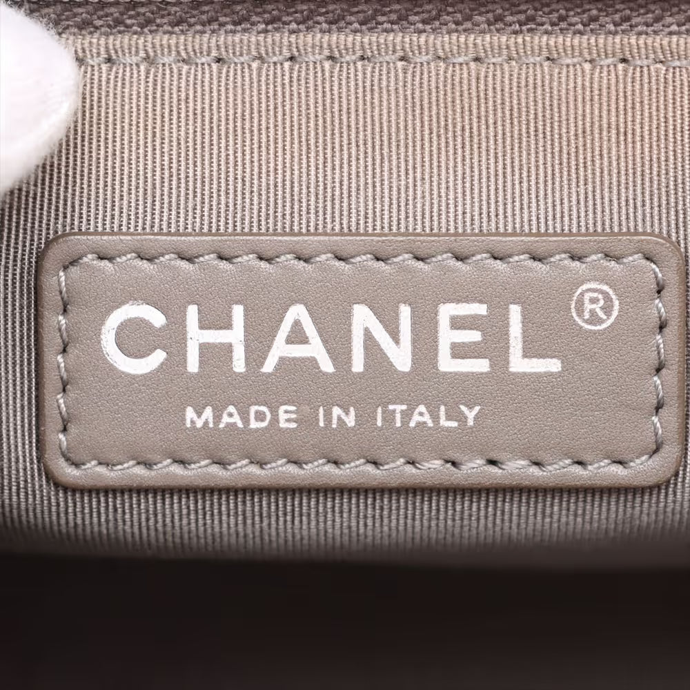Chanel Boy 28 Large Chain Shoulder Bag Gold