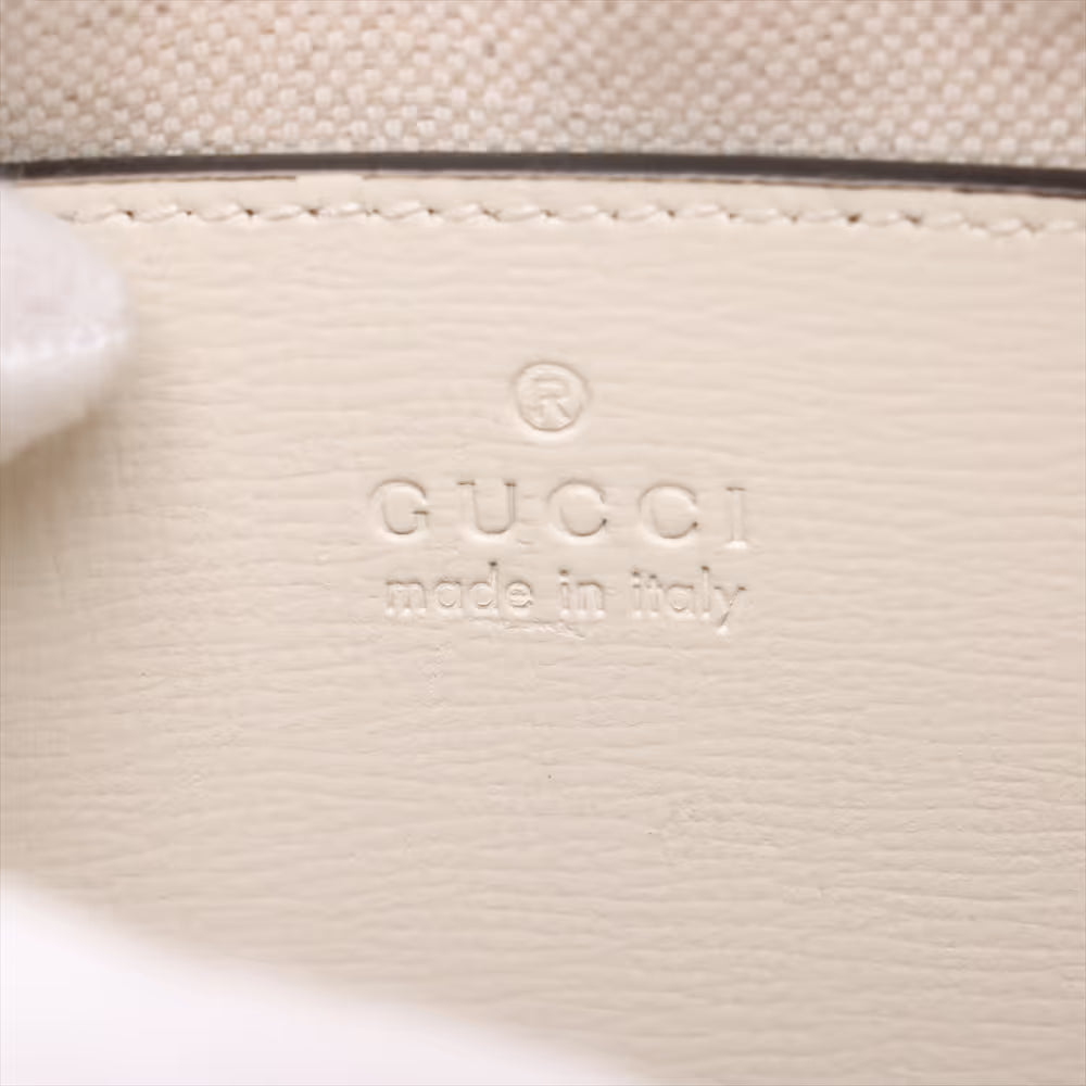 Gucci Horsebit 1955 Leather Shoulder Bag White