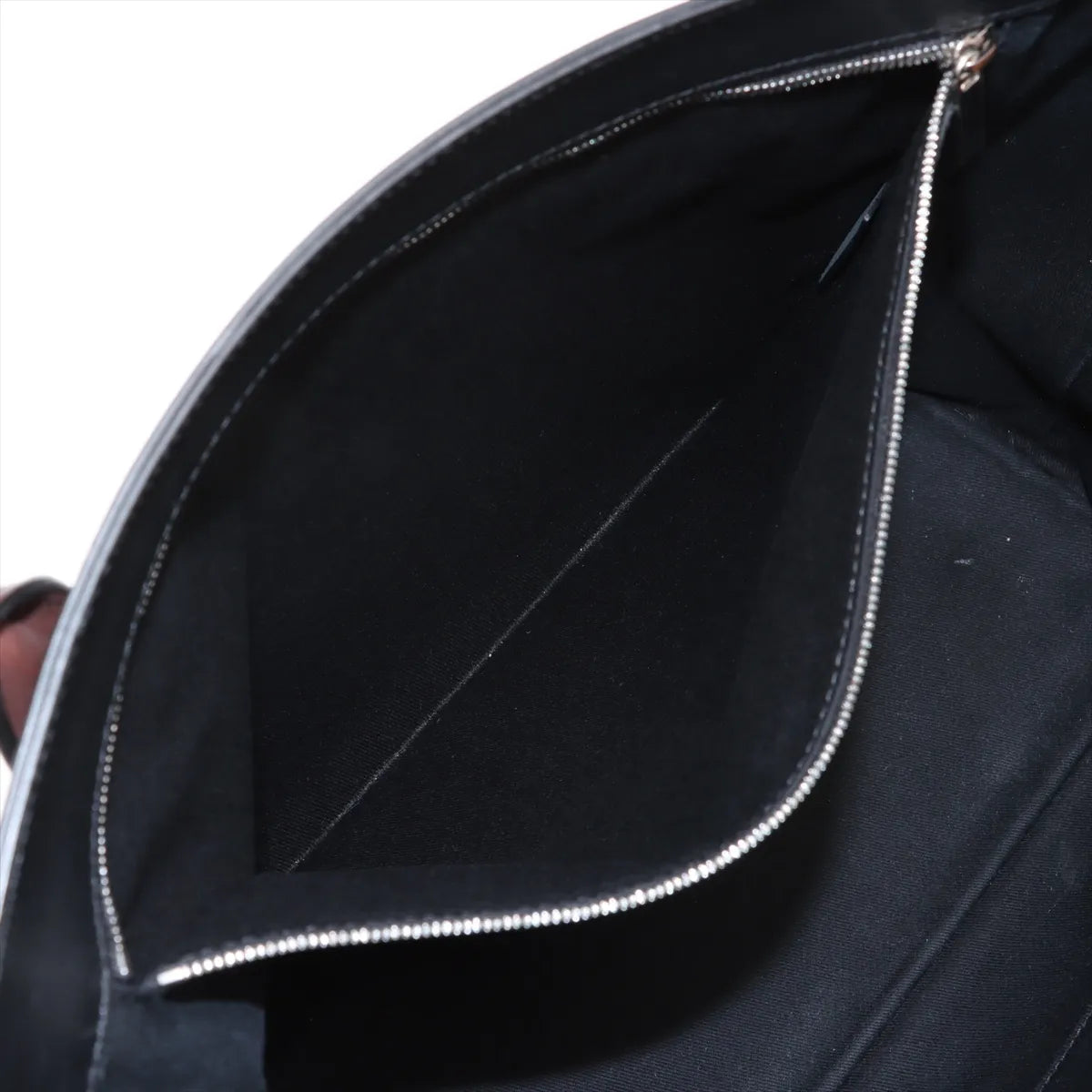 Berluti Forever Leather Tote Bag Black x Brown