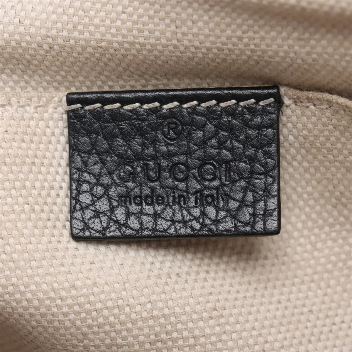 Gucci Soho Leather Shoulder Bag Black