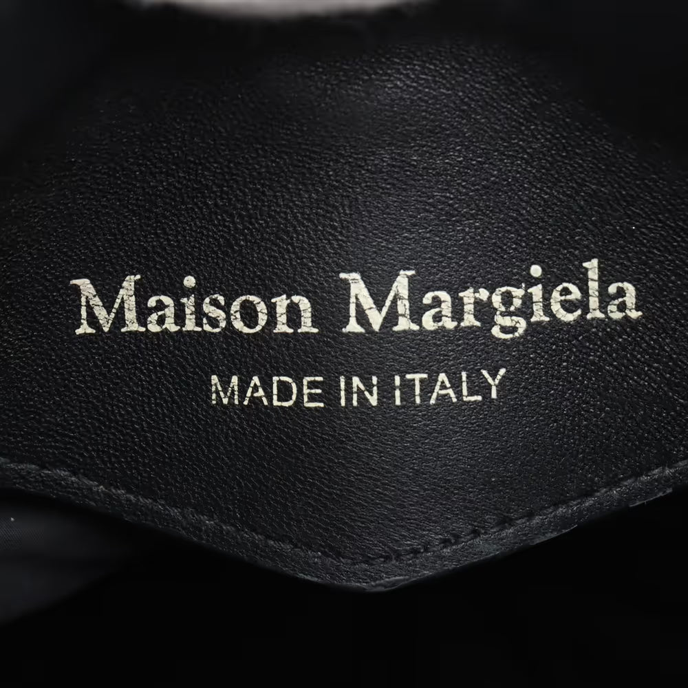 Maison Margiela Glam Slam Leather Shoulder Bag Black