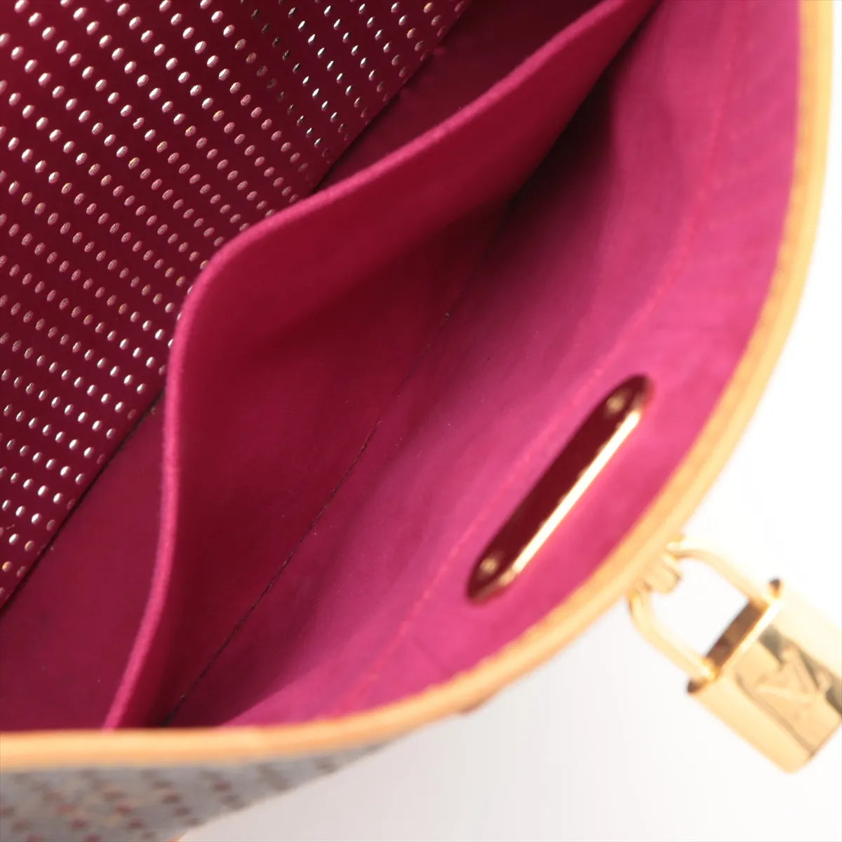Louis Vuitton Monogram Perforated Musette Brown x Pink