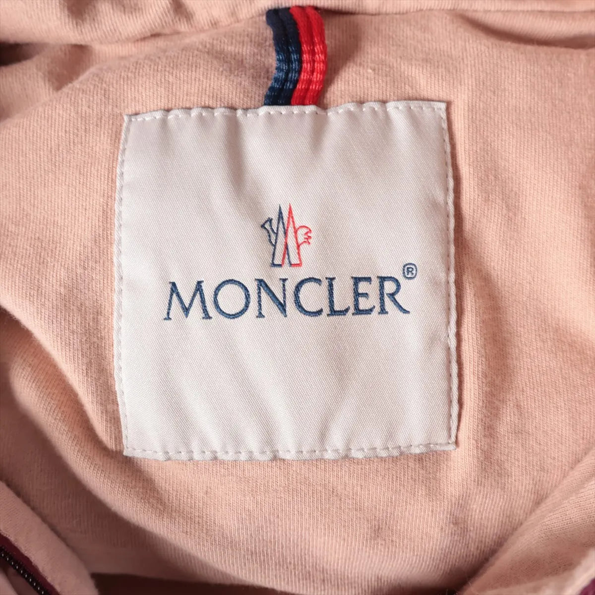 Moncler Childrens Nylon Down Jacket Red