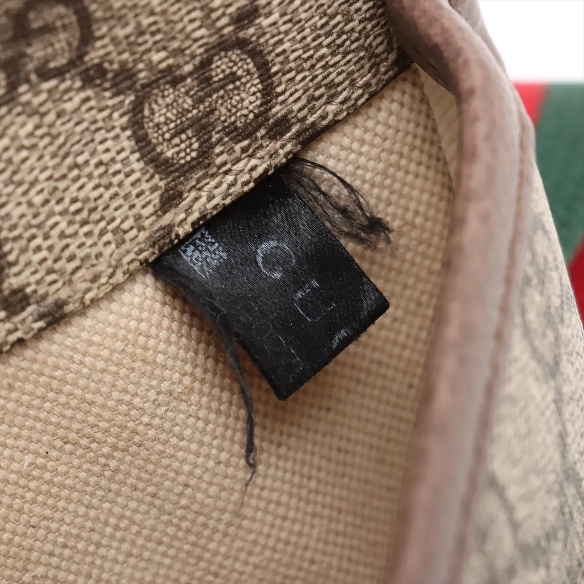 Gucci GG Supreme Leather Waist Bag Beige