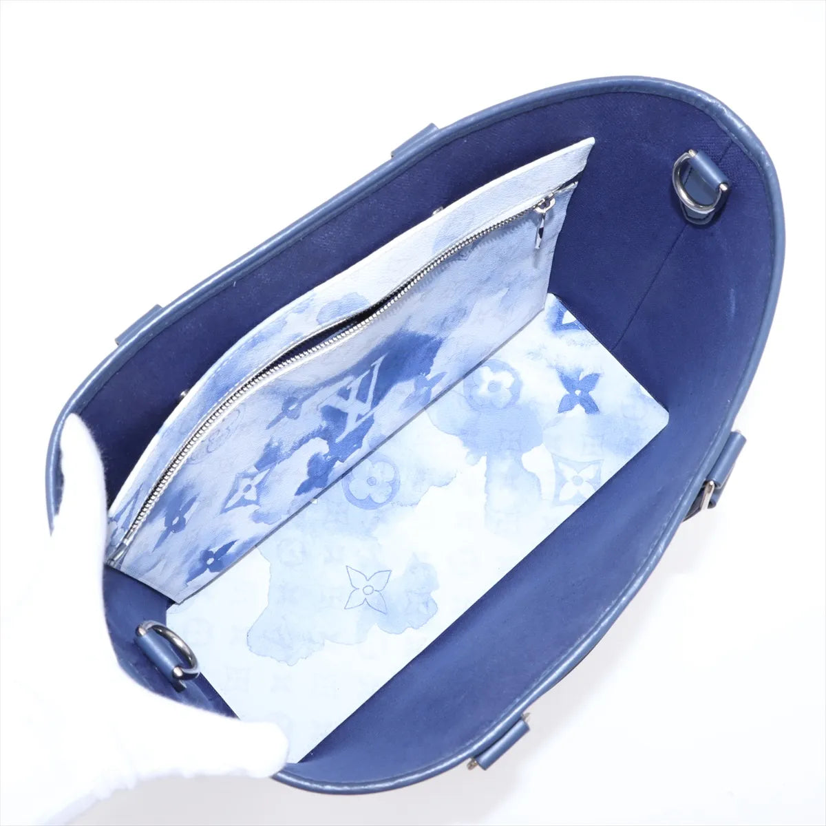 Louis Vuitton Monogram Watercolor Weekend Tote PM Blue