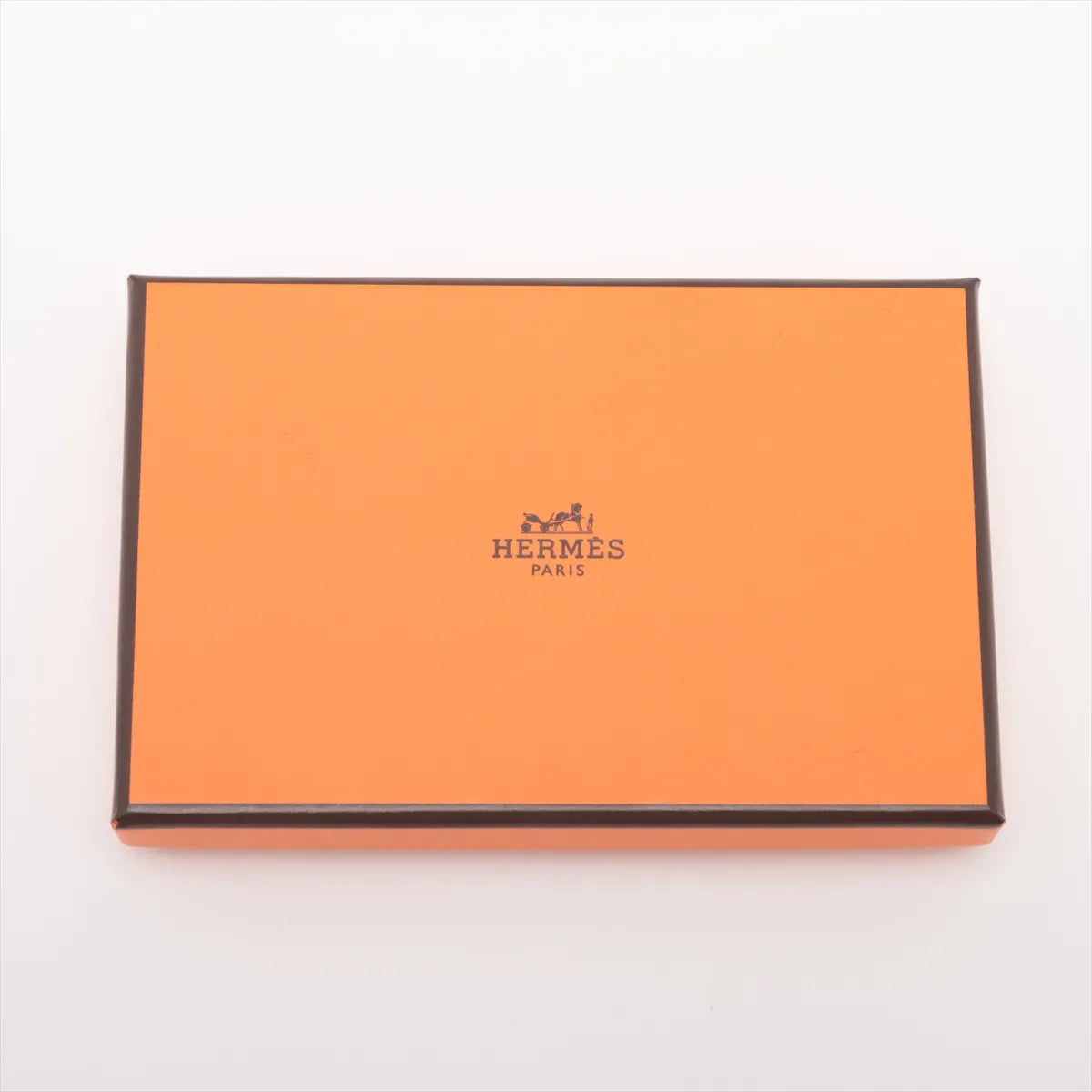 Hermès Calvi Card Holder Brown