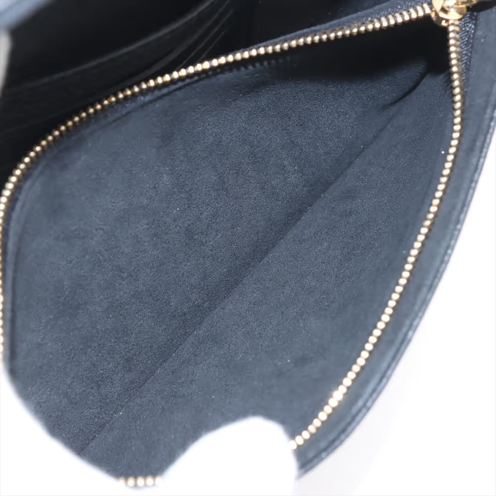 Louis Vuitton Monogram Empreinte Wallet on Chain Ivy Black