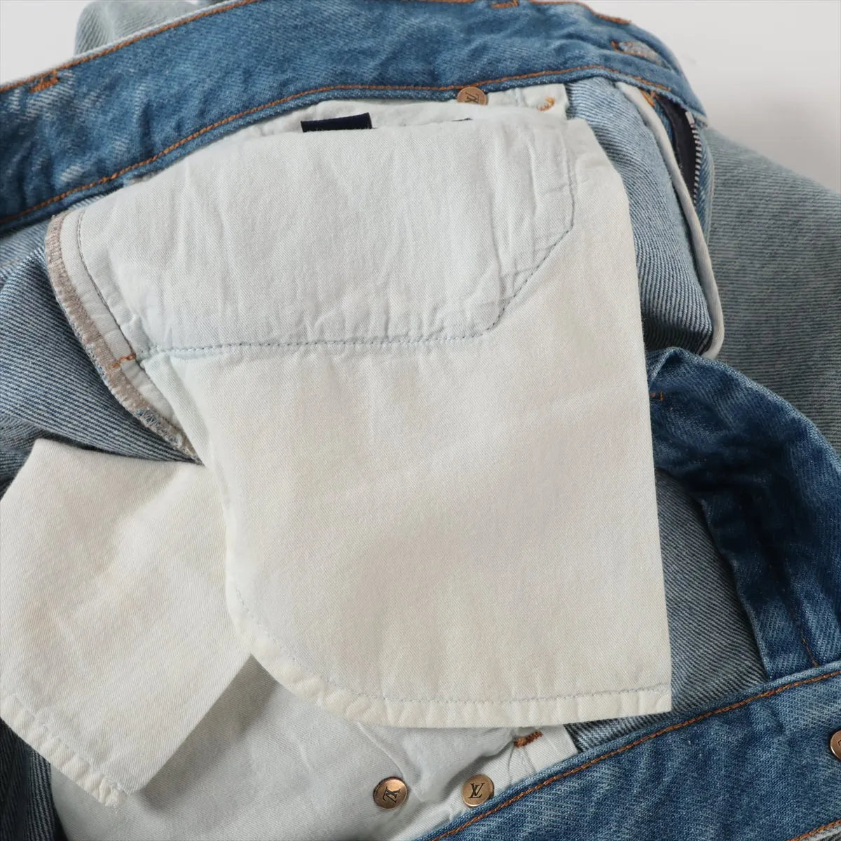 Louis Vuitton Cotton Denim Pant Blue