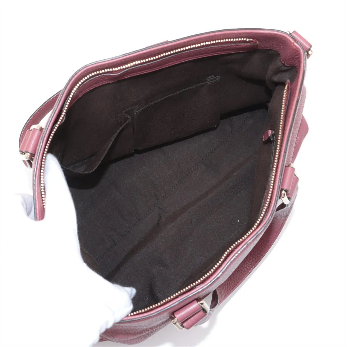 Gucci Bamboo Tassel Leather Two-Way Handbag Pink