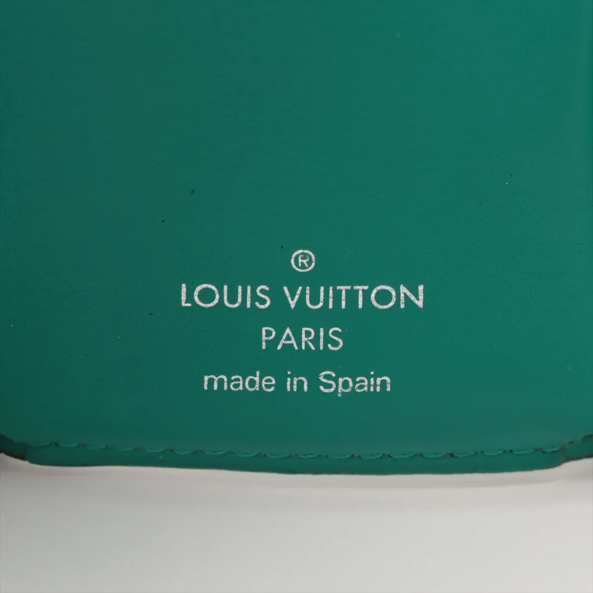 Louis Vuitton Monogram Taigarama Discovery Compact Wallet Green
