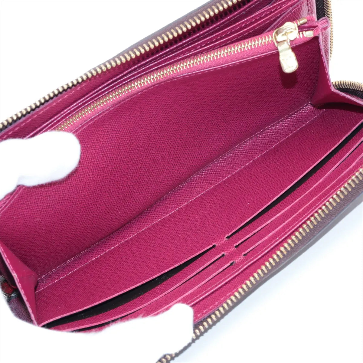 Louis Vuitton Monogram Zippy Wallet Fuchsia