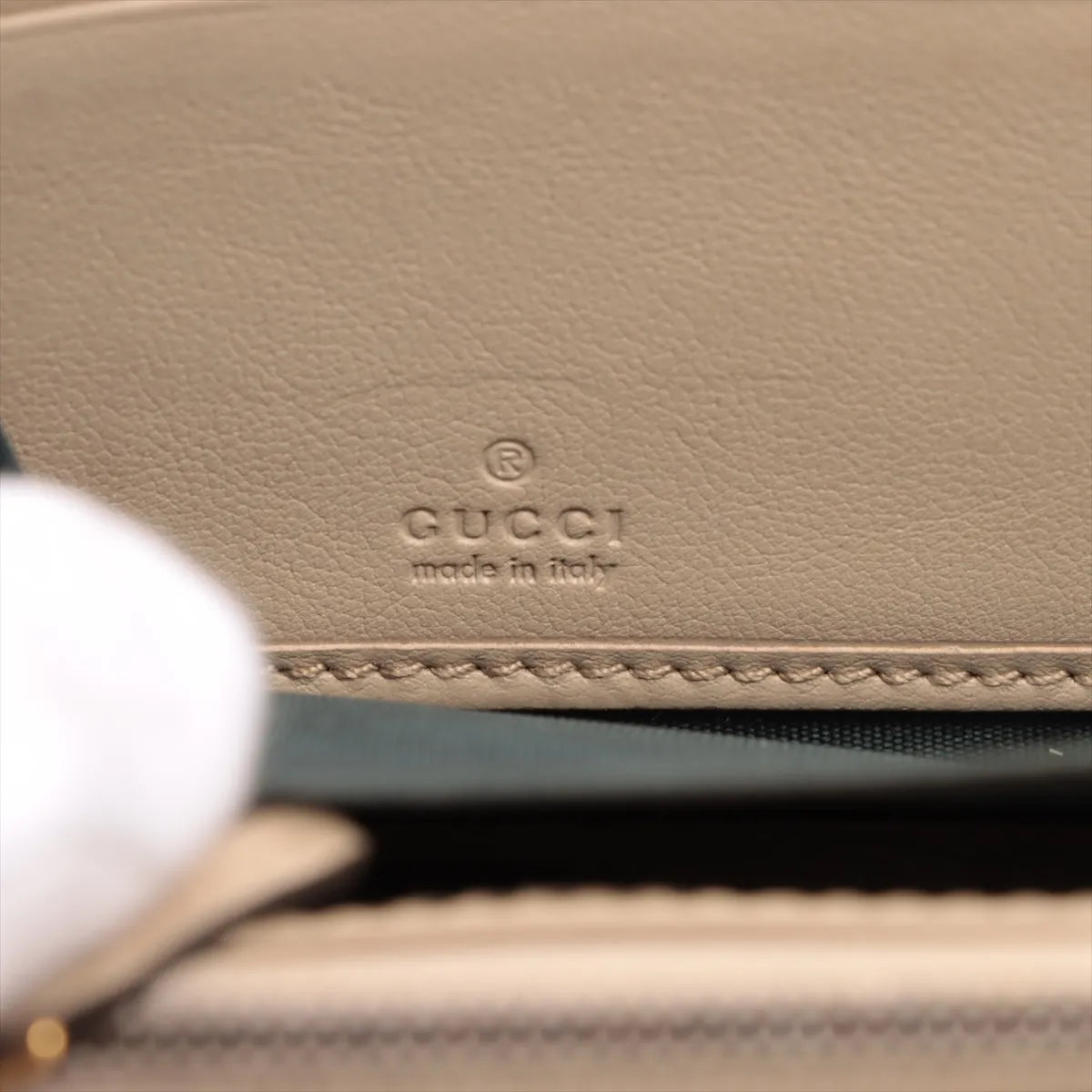 Gucci Diana Bamboo Zippy Wallet Ivory