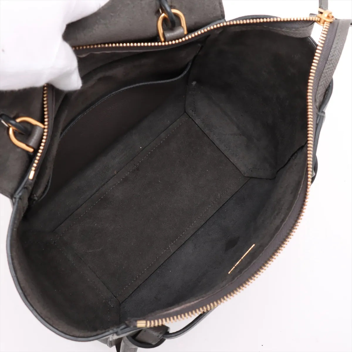 Celine Belt Micro Leather Two-Way Shoulder Bag Gray