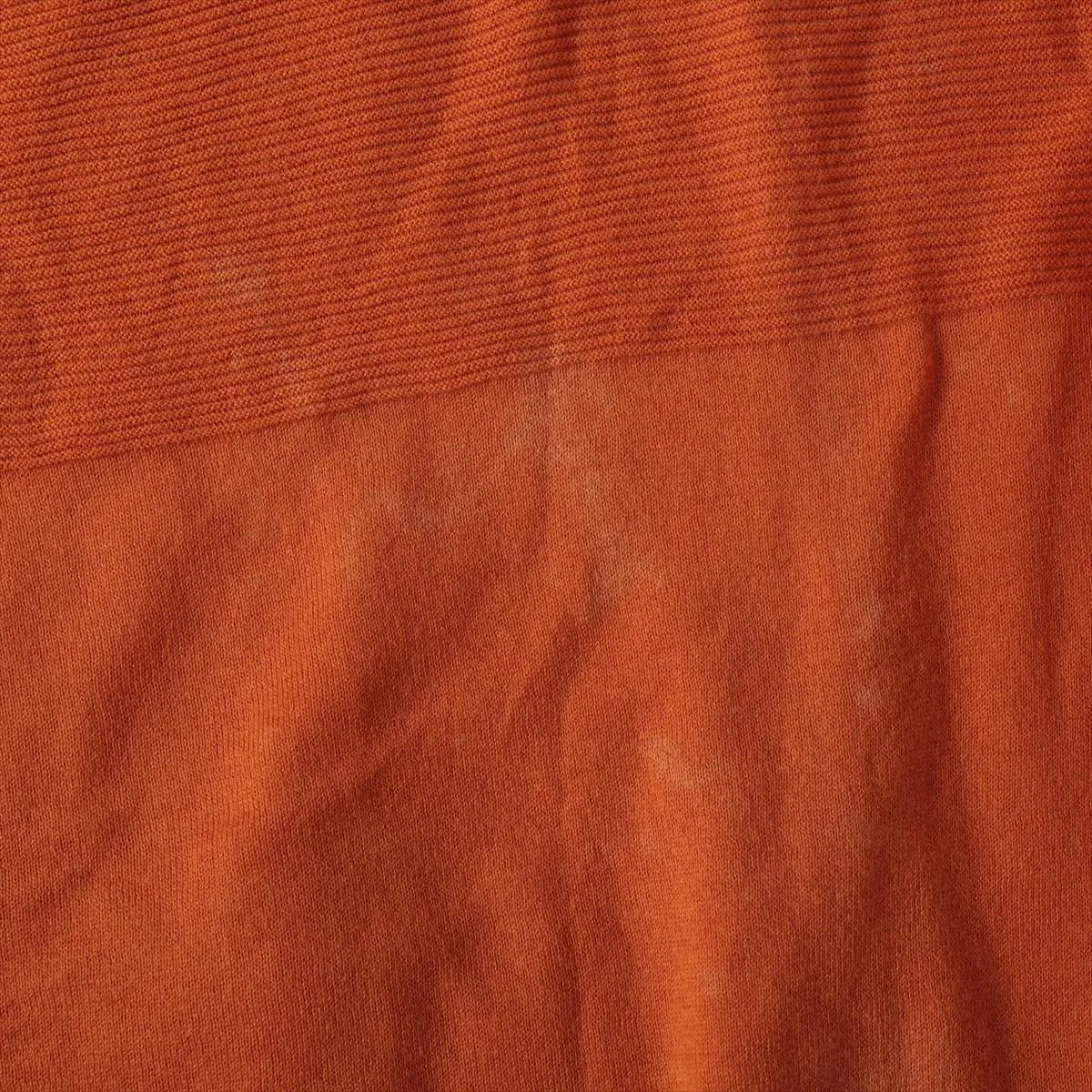 Hermès Cotton Knit T-shirt Orange