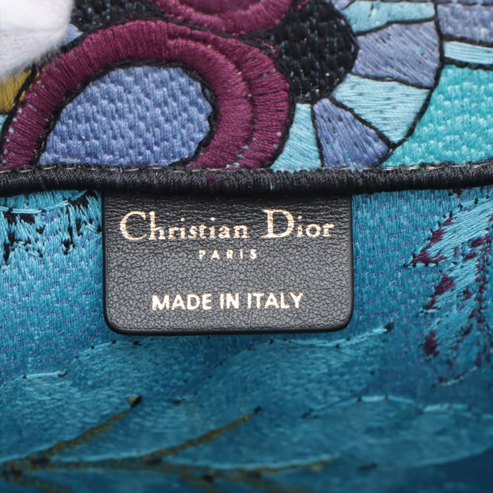Christian Dior Book Tote Large Canvas Tote Bag Blue