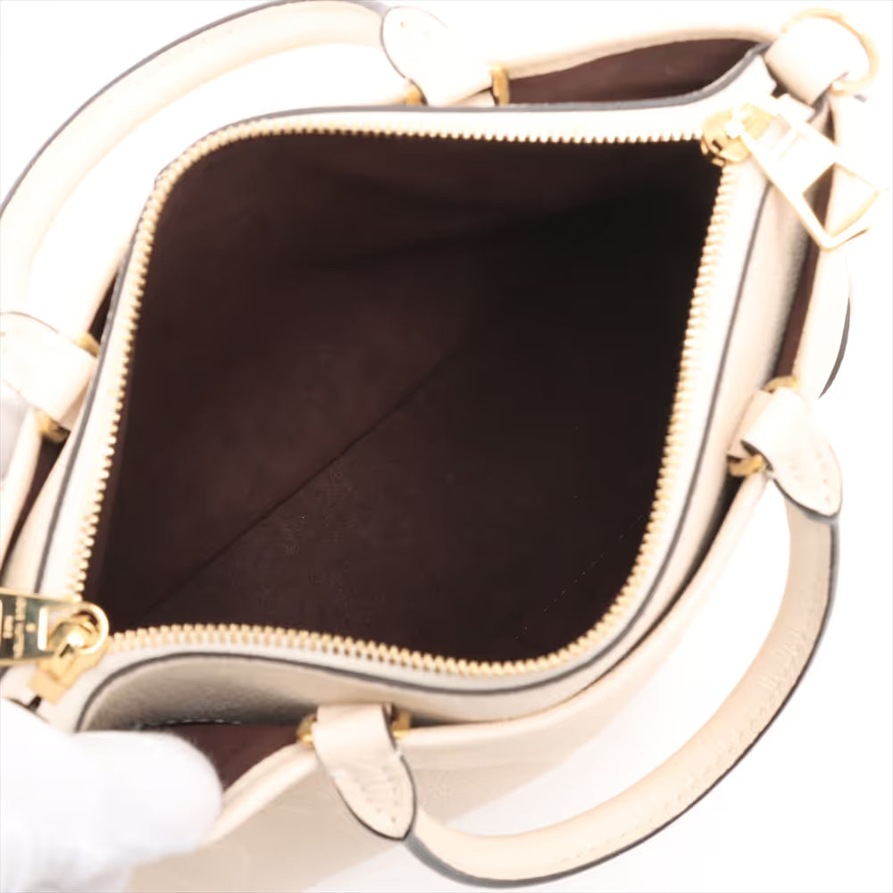 Louis Vuitton Monogram Empreinte Trianon PM White