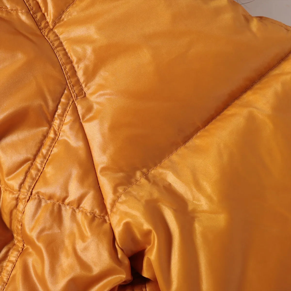 Burberry Children Nylon Fur Down Jacket Yellow