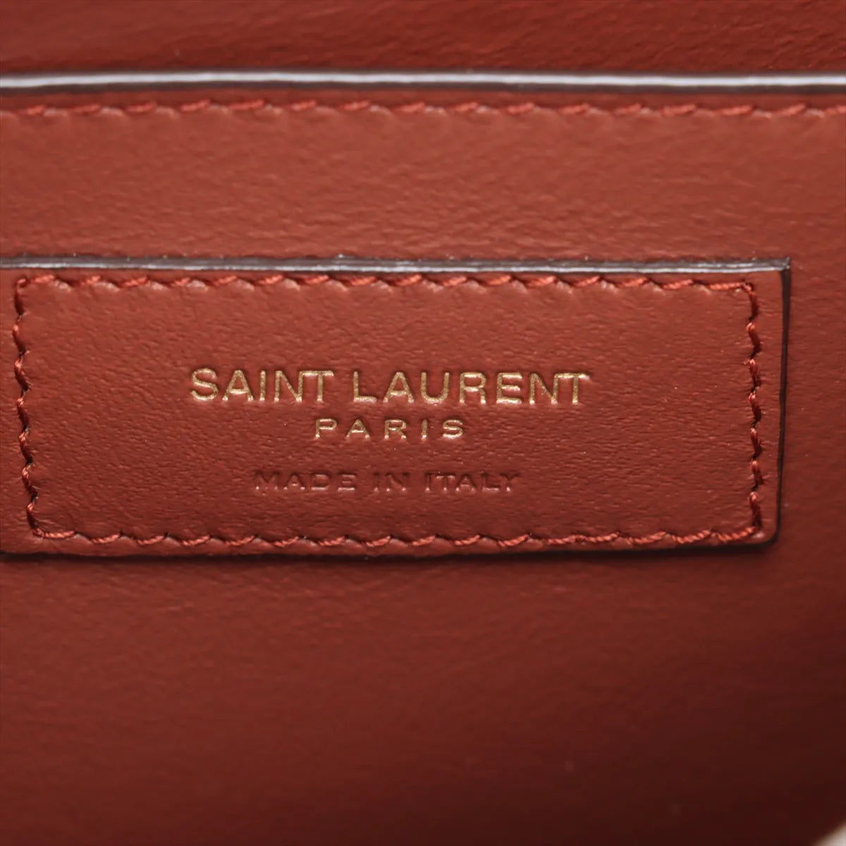 Saint Laurent Paris Monogram Medium Shoulder Bag Brown