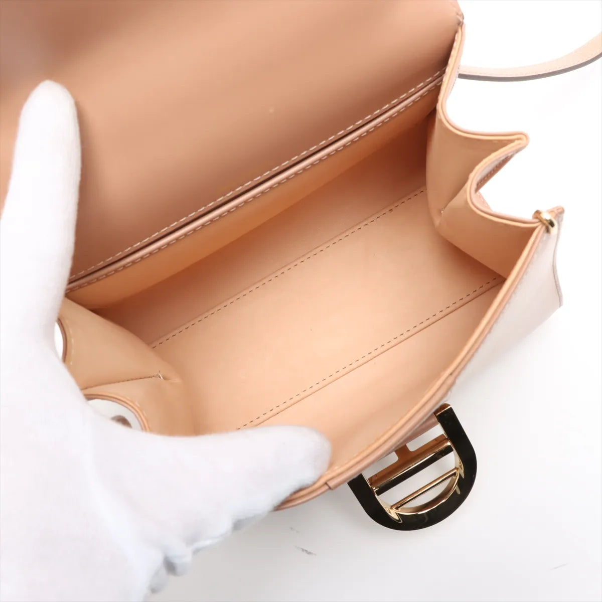 Delvaux Brillant Mini Leather Two-Way Handbag Pink
