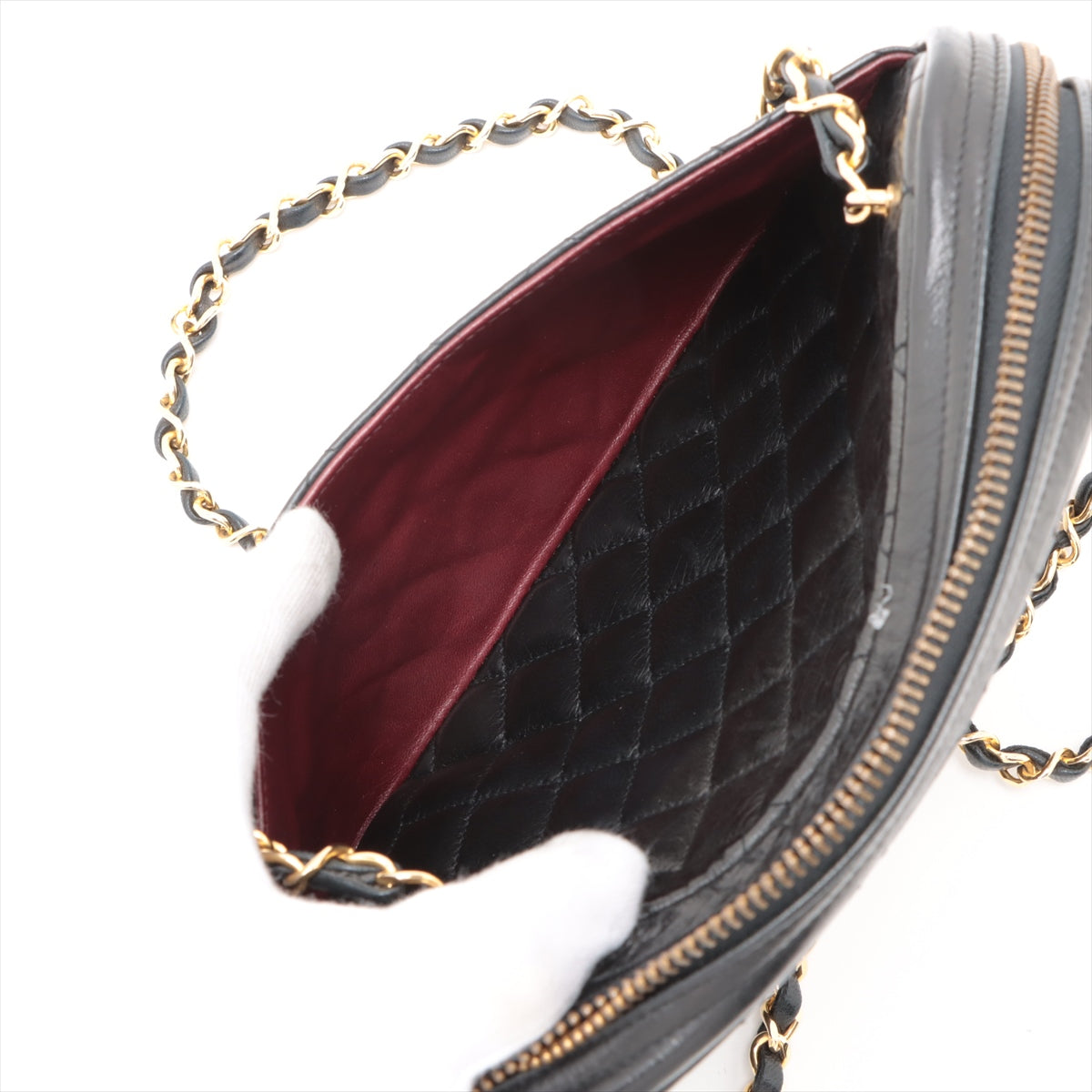 Chanel Matelasse Lambskin Chain Camera Bag Black * PREORDER *