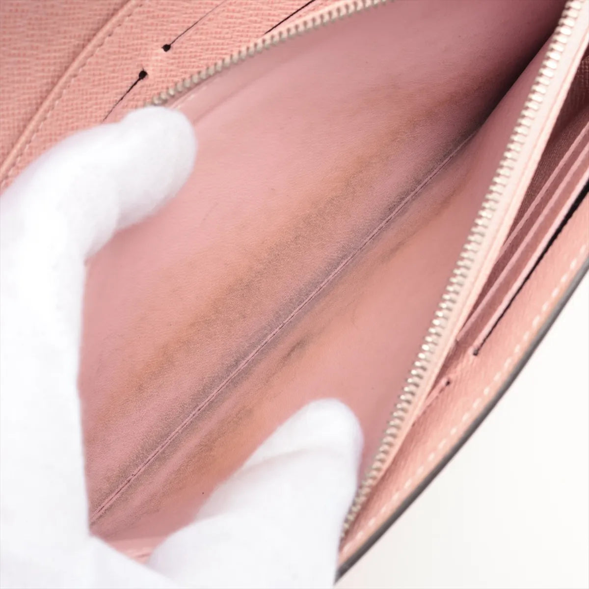 Louis Vuitton Epi Portefeuille Sarah Long Wallet Pink