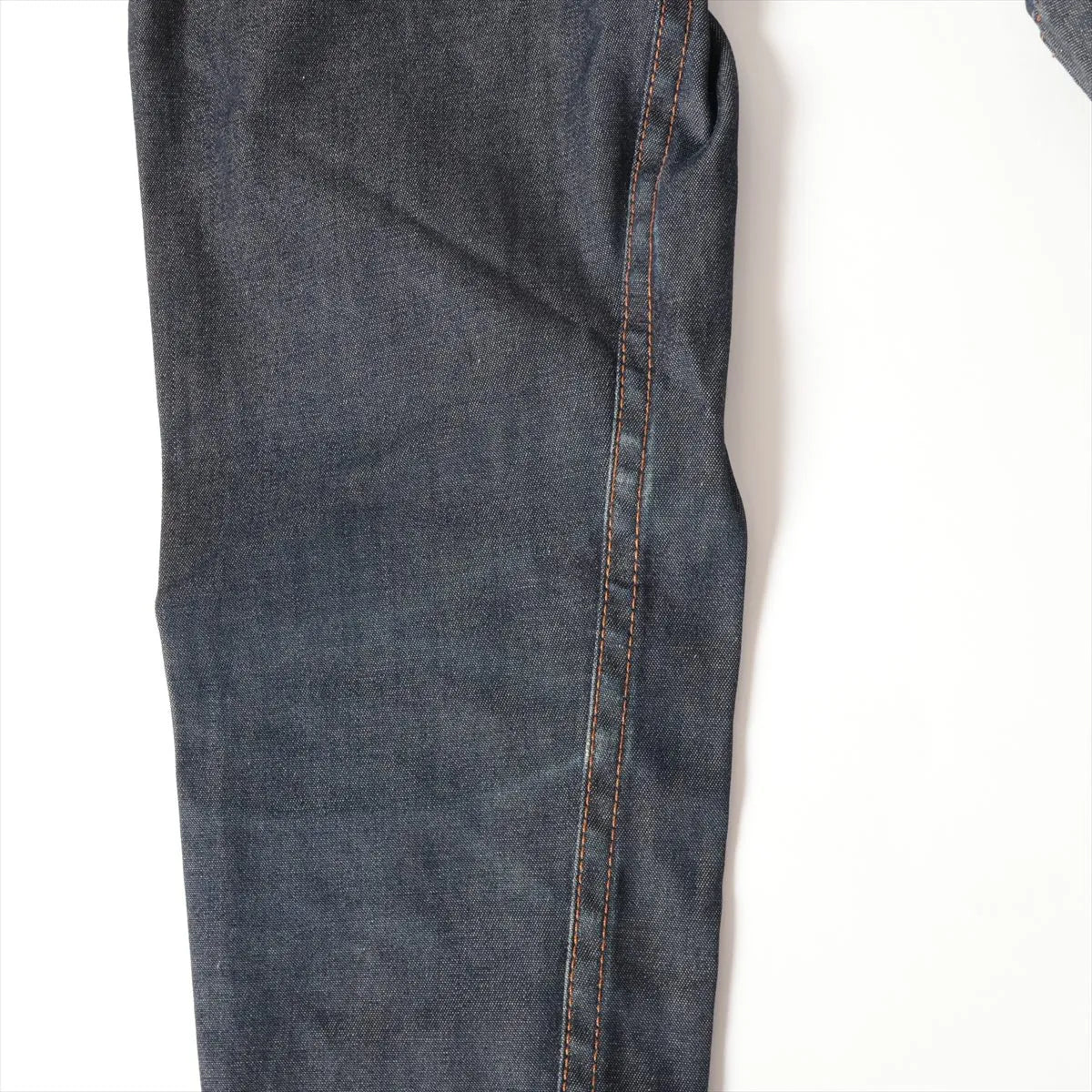 Gucci Cotton Denim Jacket Navy Blue