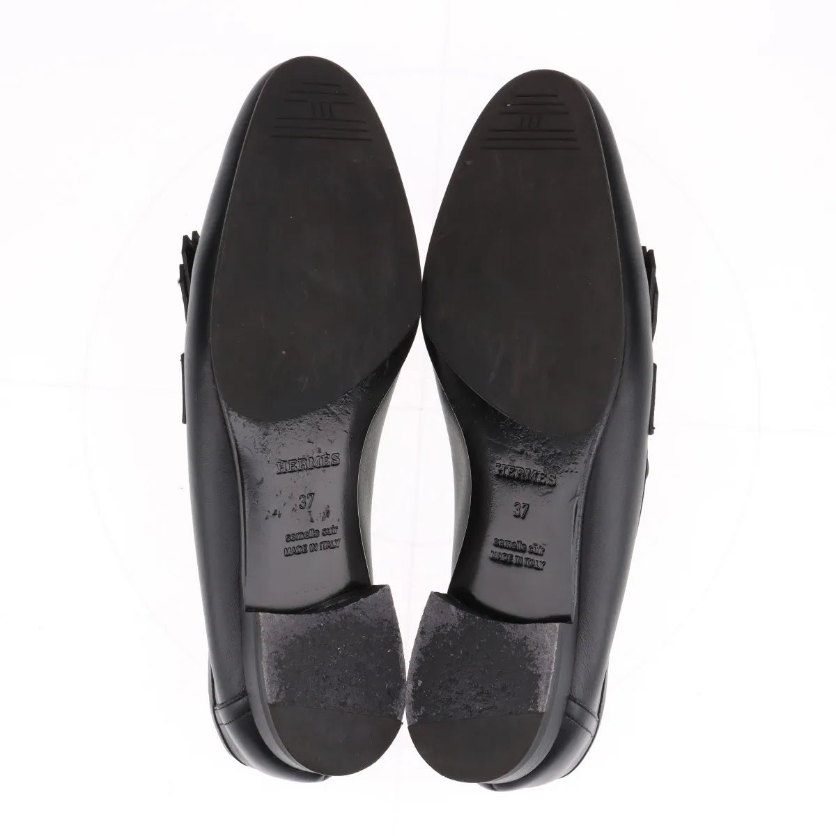 Hermès Royal Studs Loafer Black
