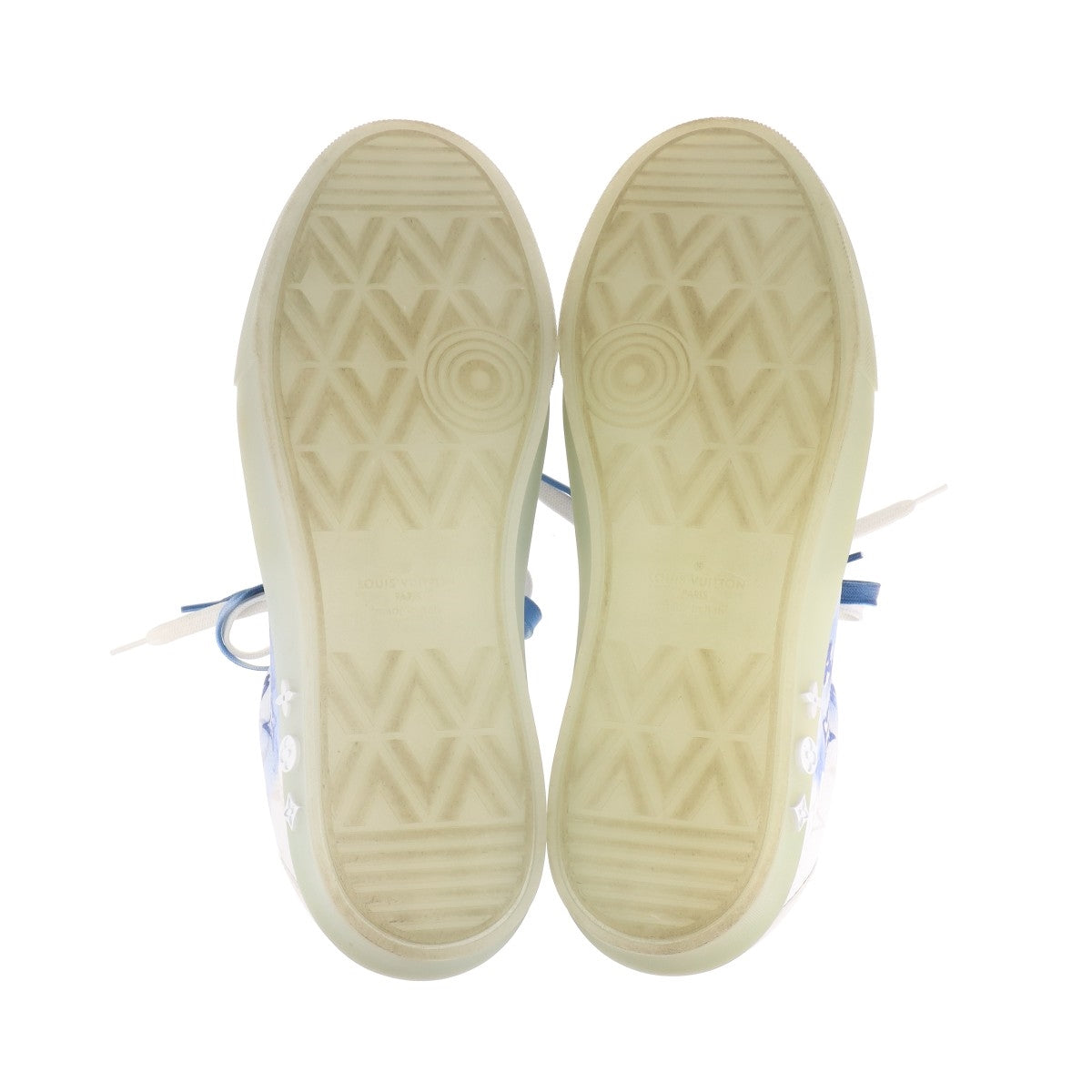 Louis Vuitton Ollie Low-top Watercolor Monogram Sneaker Blue