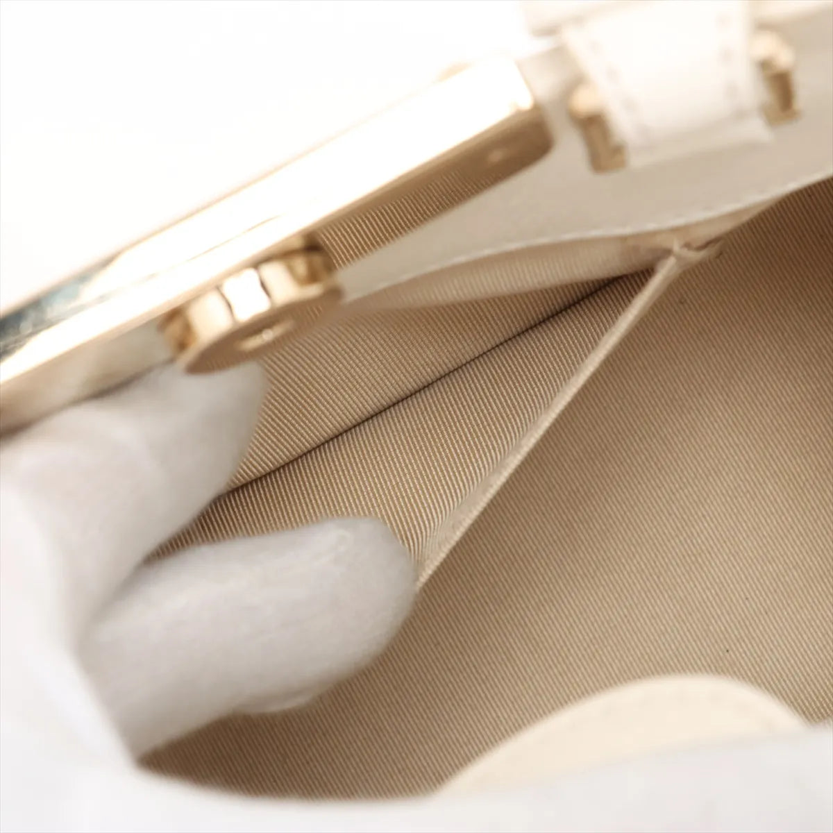 Chanel Matelasse Leather Two-Way Shoulder Bag White