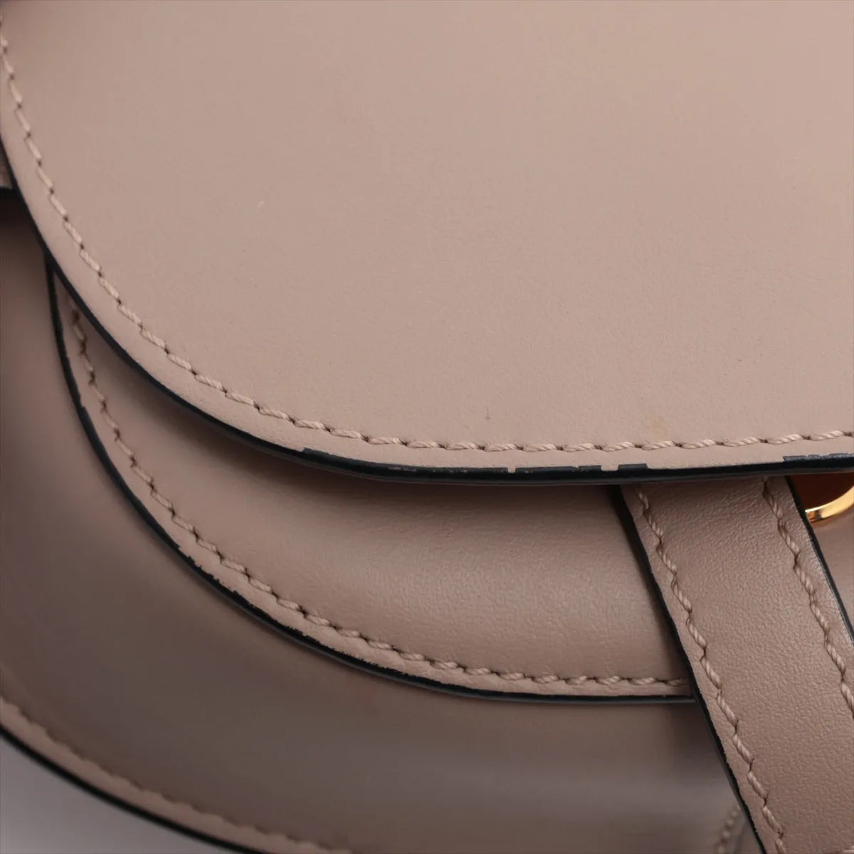Loewe Gate Dual Mini Leather Shoulder Bag Brown x Beige