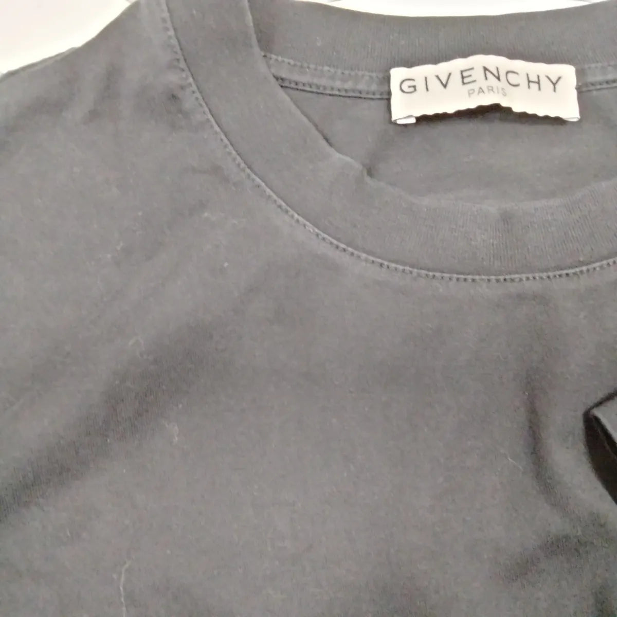 Givenchy Cotton Crew Neck T-Shirt Black