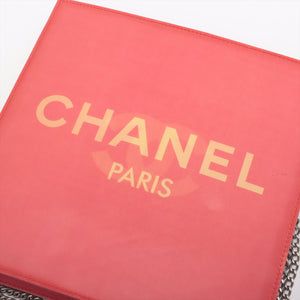 Chanel Hologram CC Logo Chain Tote Bag Red